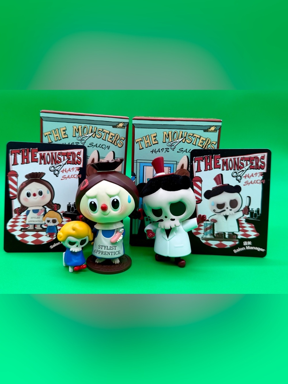 The Monsters Hair Salon Collectible Figure Set
